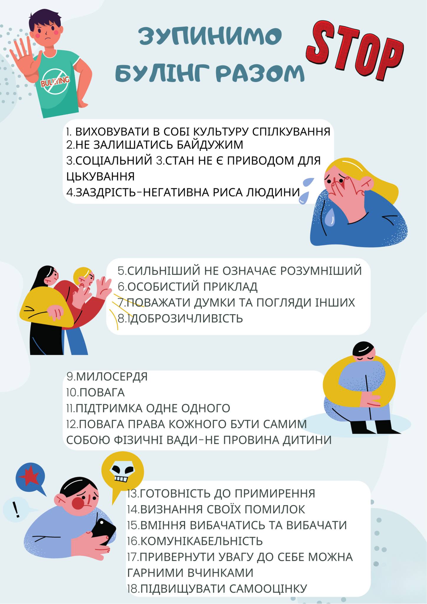 Зупинимо булінг разом!